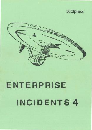 1984 ENTERPRISE INCIDENTS #24  Magazine-Star Trek Zine 